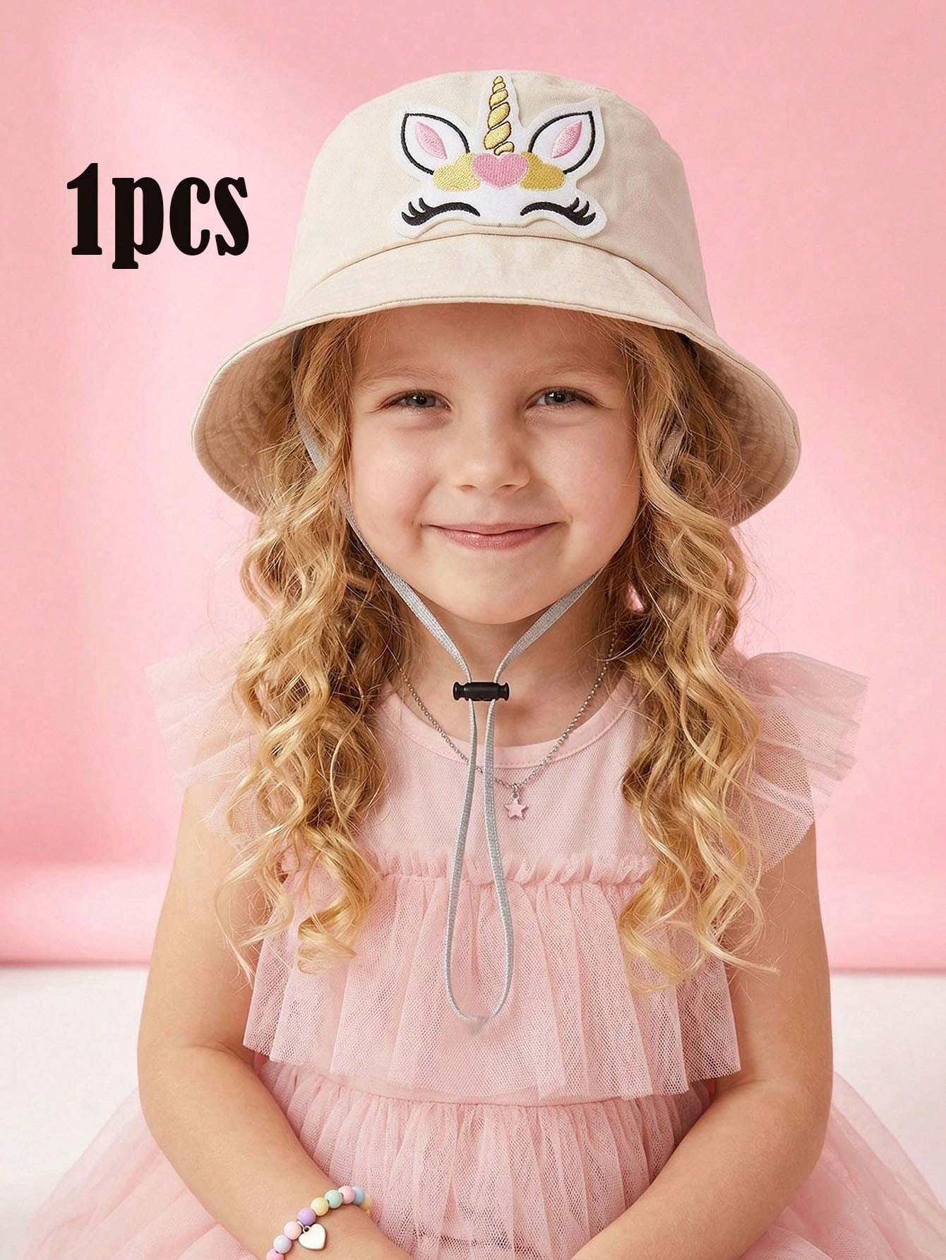 1pcs 3-8Y Girls Sequined Butte - Fishing Hat 评论和价格