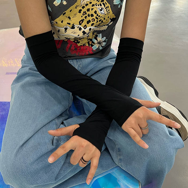 Men Women Long Half Finger Glo - Fishing Gloves 评论和价格