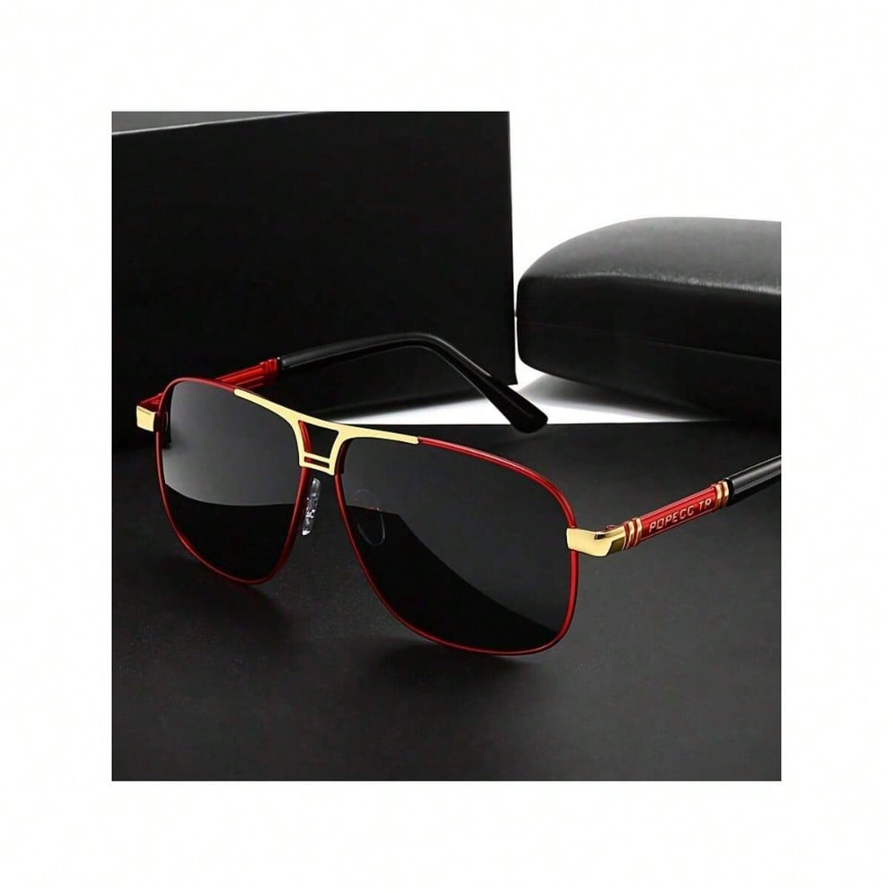 Large Metal Polarized Men And  - Fishing Sunglasses Polarized 评论和价格
