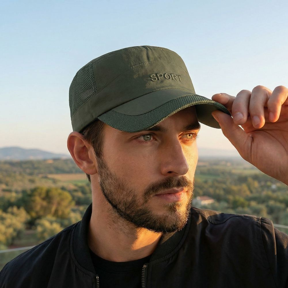 Versatile Adjustable Flat Top  - Fishing Hat 评论和价格