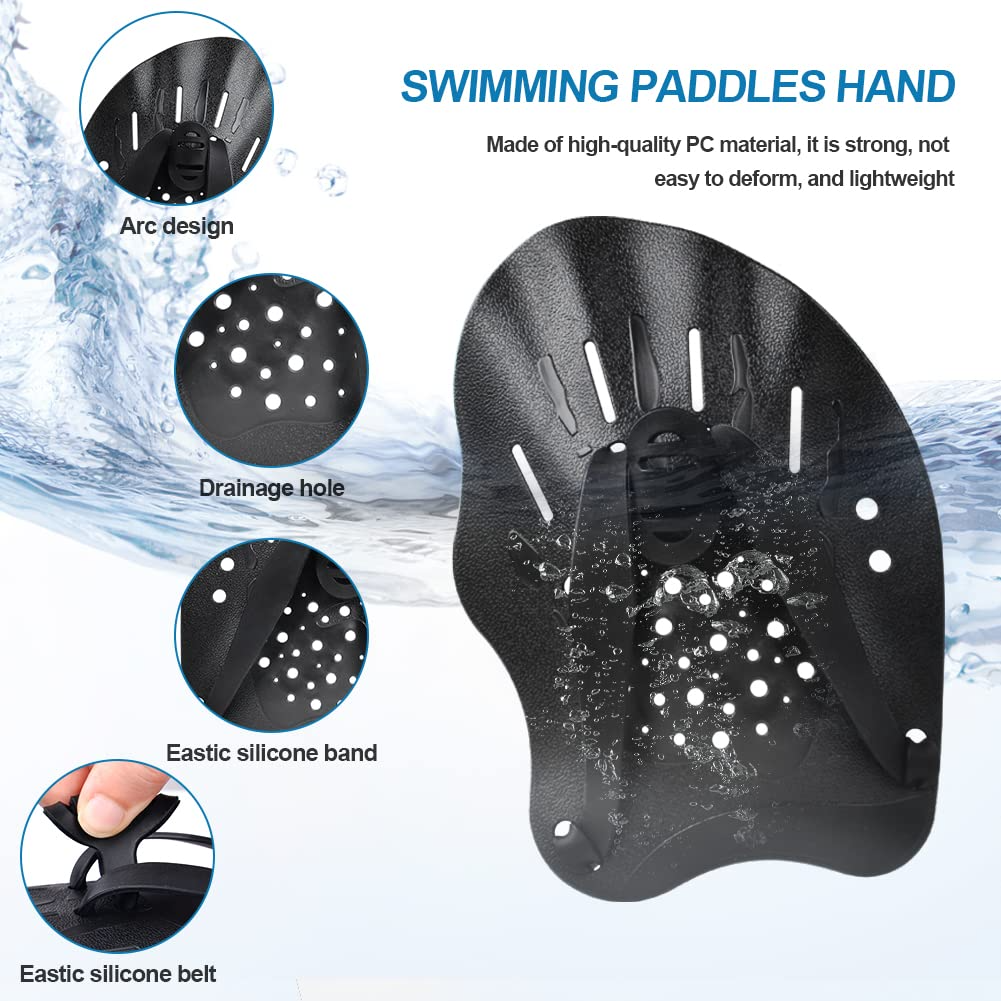 Adjustable Swimming Hand Paddl - Fishing Gloves 评论和价格
