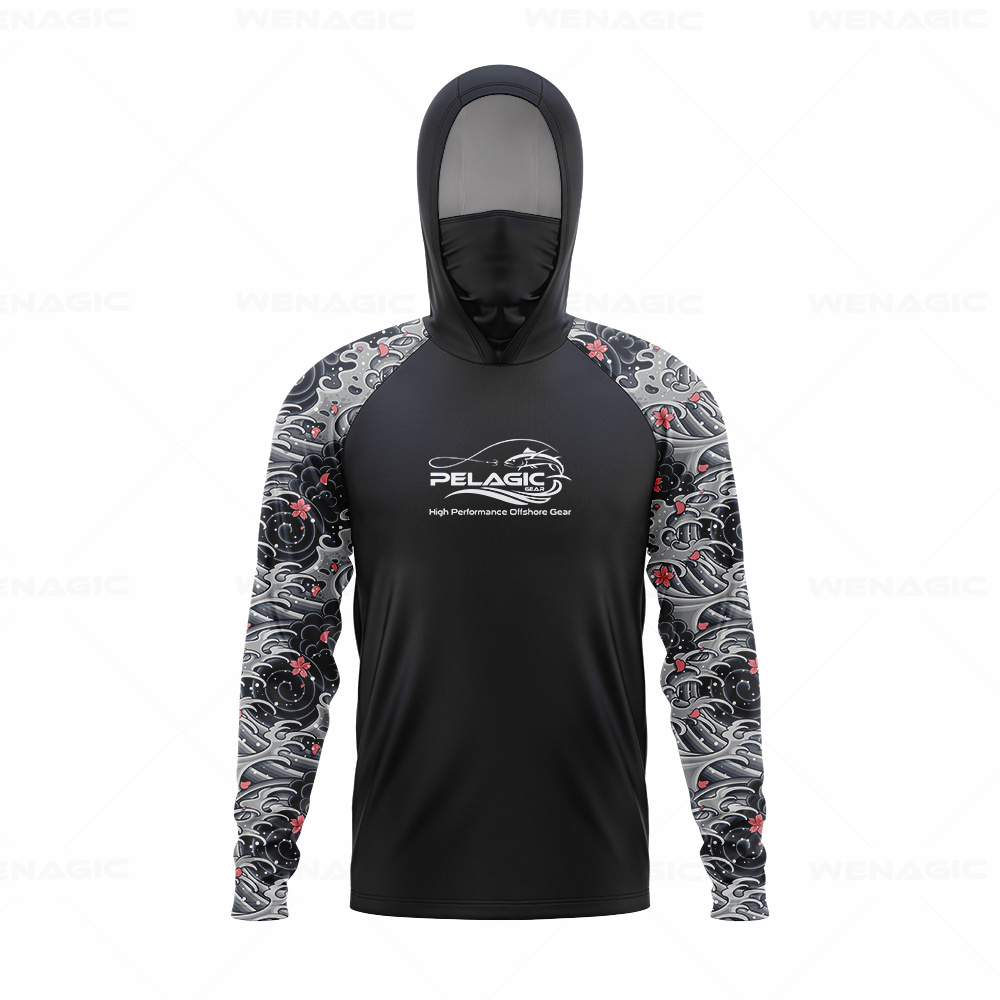 pelagic gear Men Hood Fishing  - Fishing Hoodie 评论和价格