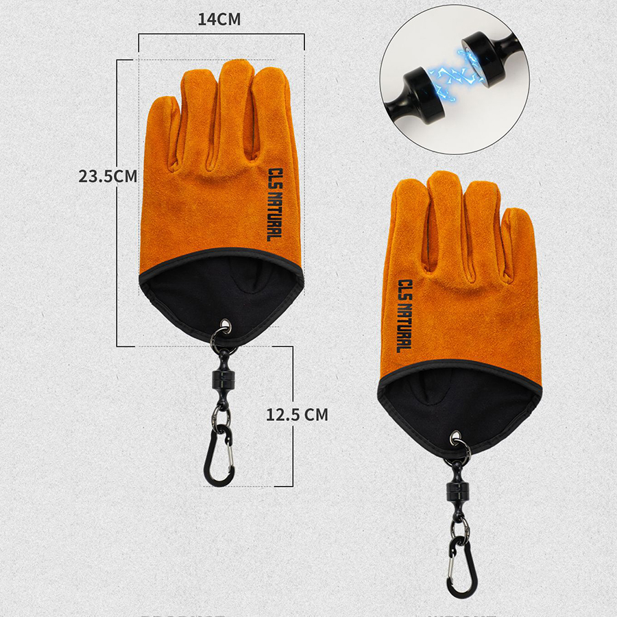 Heat Resistant BBQ Gloves Cowh - Fishing Gloves 评论和价格