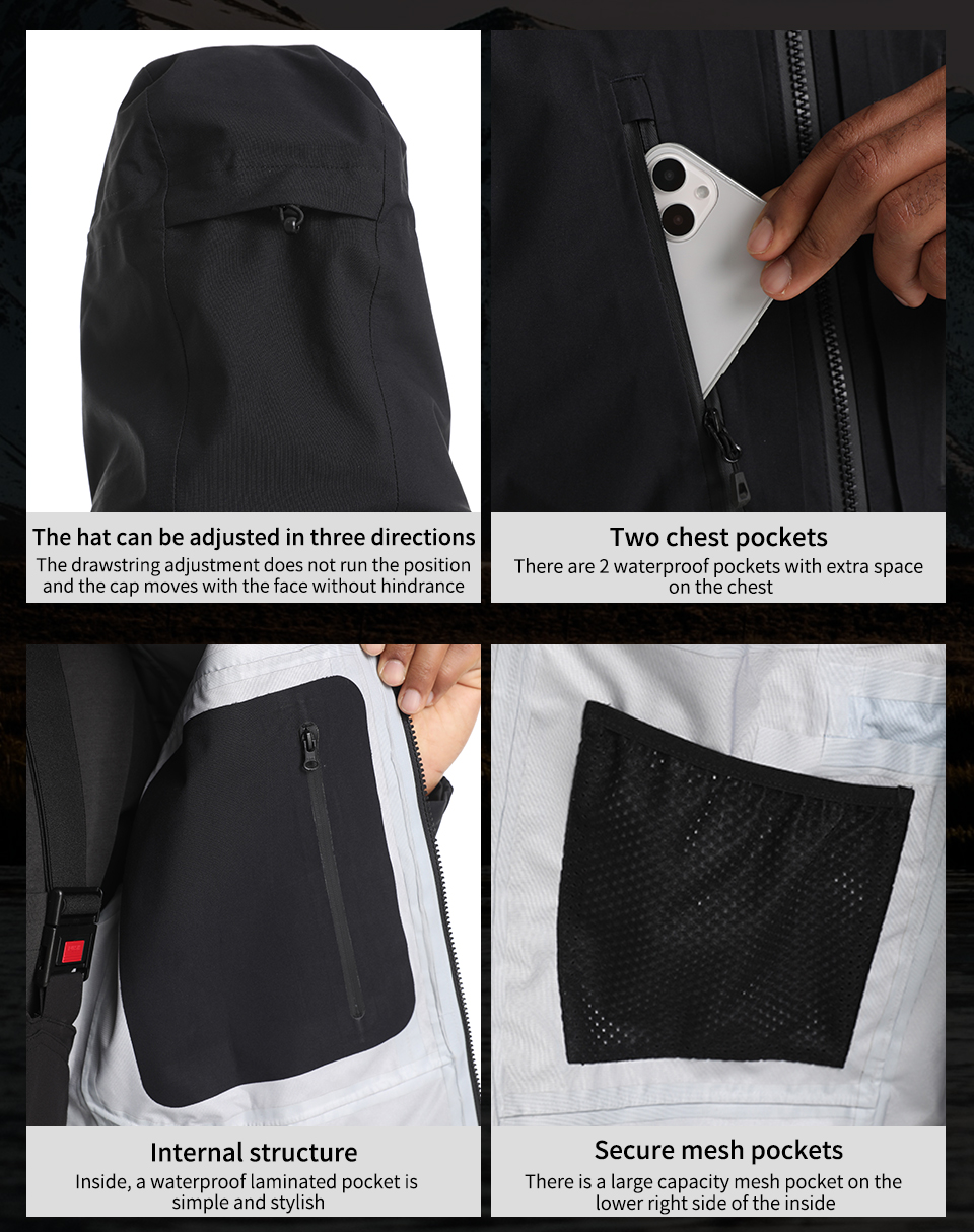 Men's Waterproof Sports Jacket - Fishing Jacket Waterproof 评论和价格