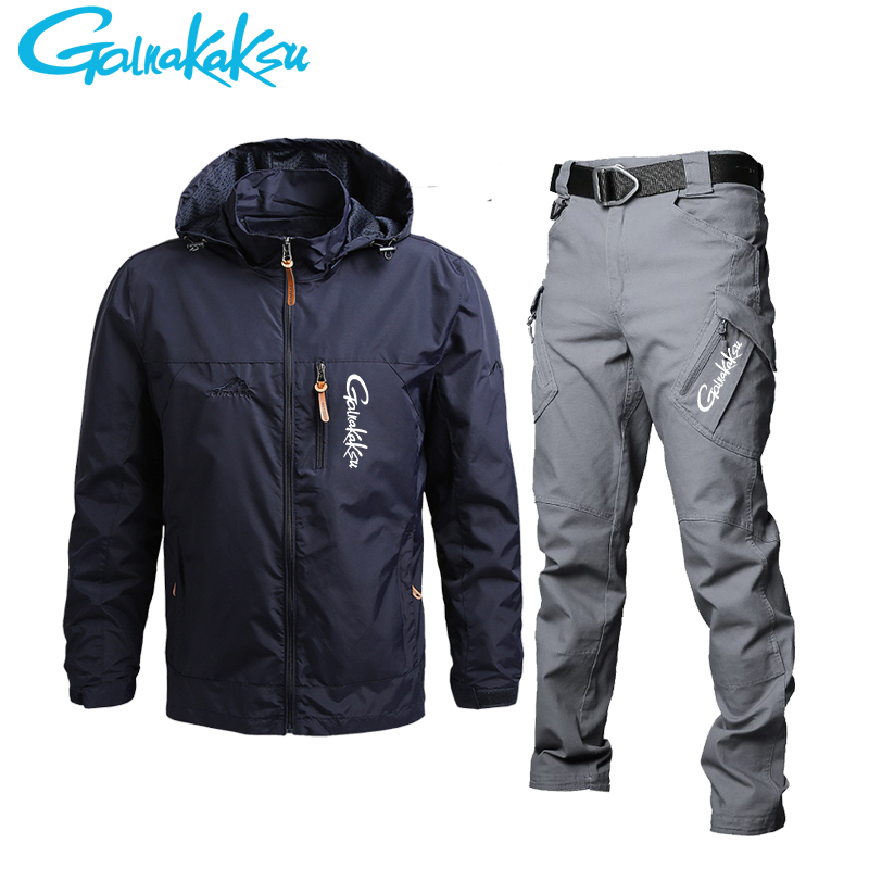Men's Waterproof Hooded Jacket - Fishing Pants Waterproof 评论和价格