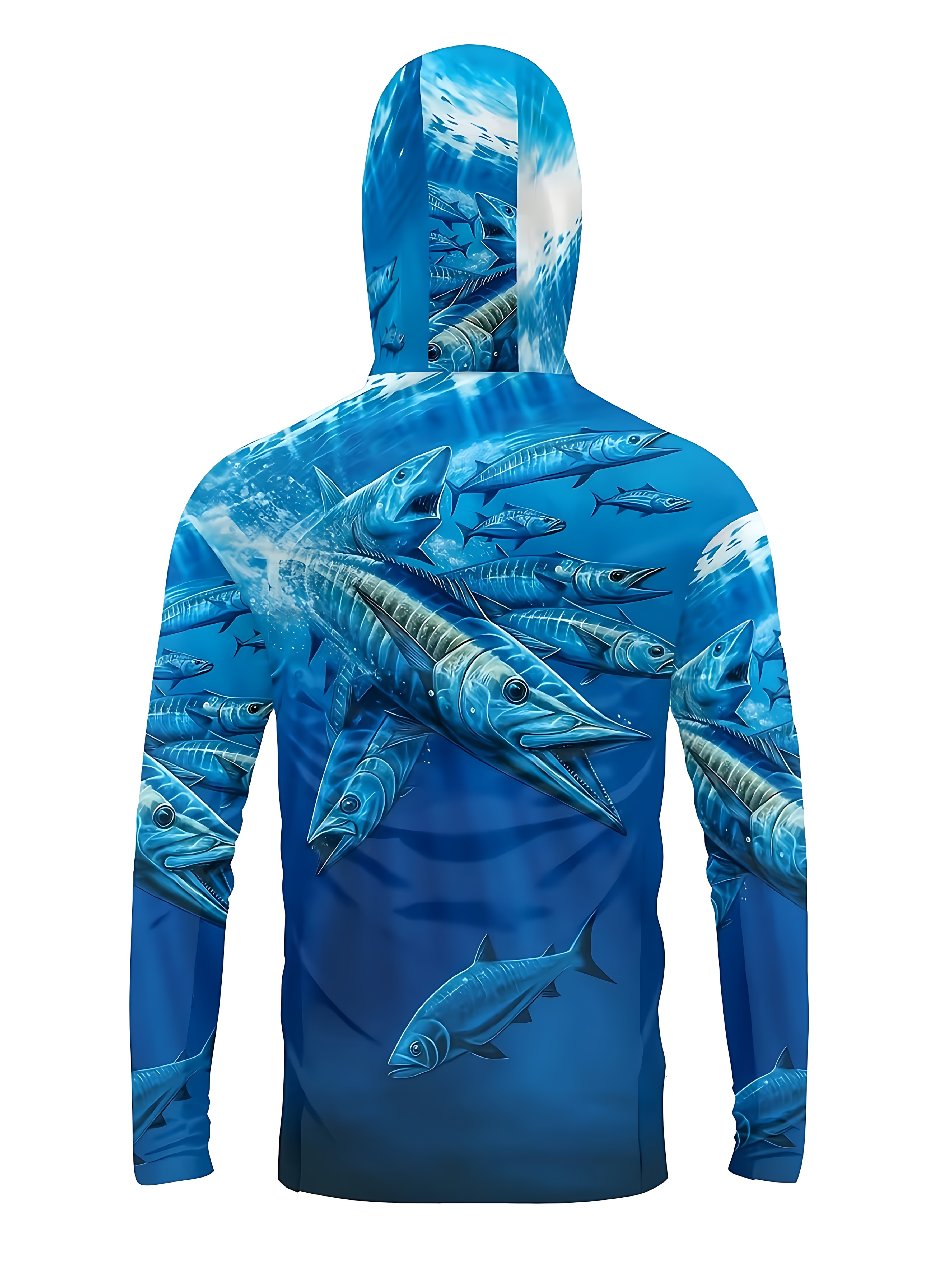 Fishing Shirt Hooded Men Fishi - Fishing Mask Sun Protection 评论和价格