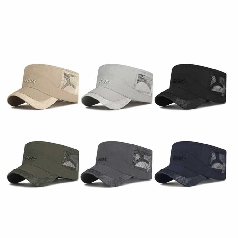 New Adjustable Flat Top Cap Su - Fishing Hat 评论和价格
