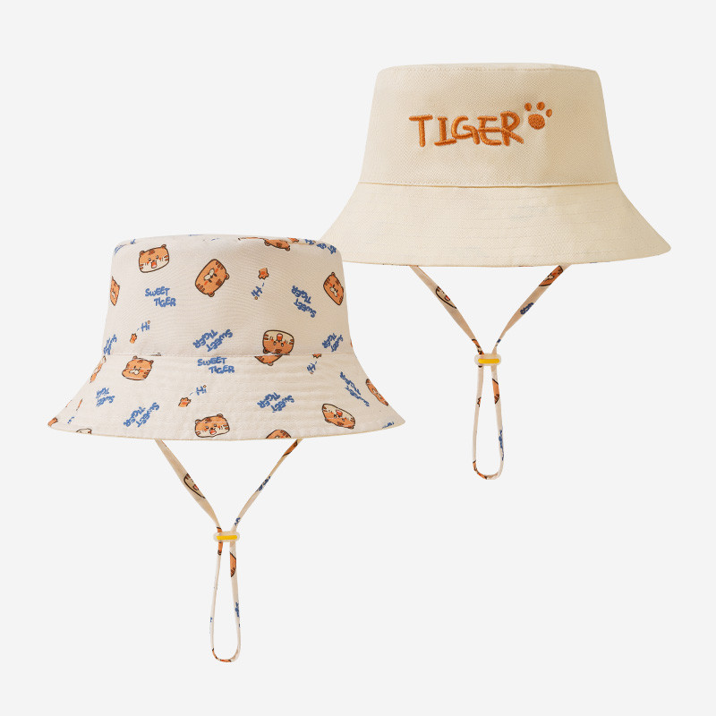 Letter Embroidered Baby Bucket - Fishing Hat 评论和价格