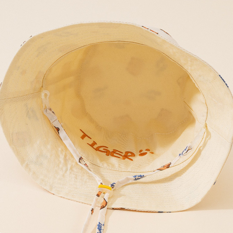 Letter Embroidered Baby Bucket - Fishing Hat 评论和价格
