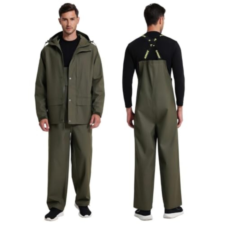 Mens PRO Workwear 3-Piece Wate - Fishing Pants Waterproof 评论和价格