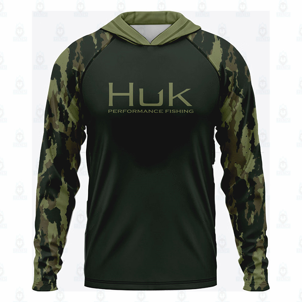 Huk Fishing Shirt UPF 50 Hoode - Fishing Hoodie 评论和价格