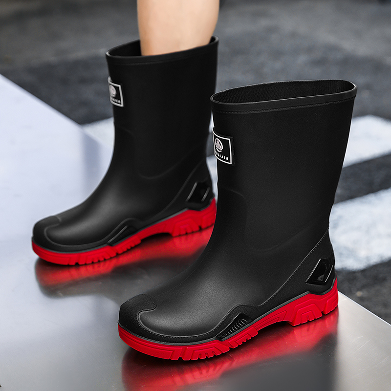Rain Boots for Men, Non-Slip,  - Fishing Boots 评论和价格
