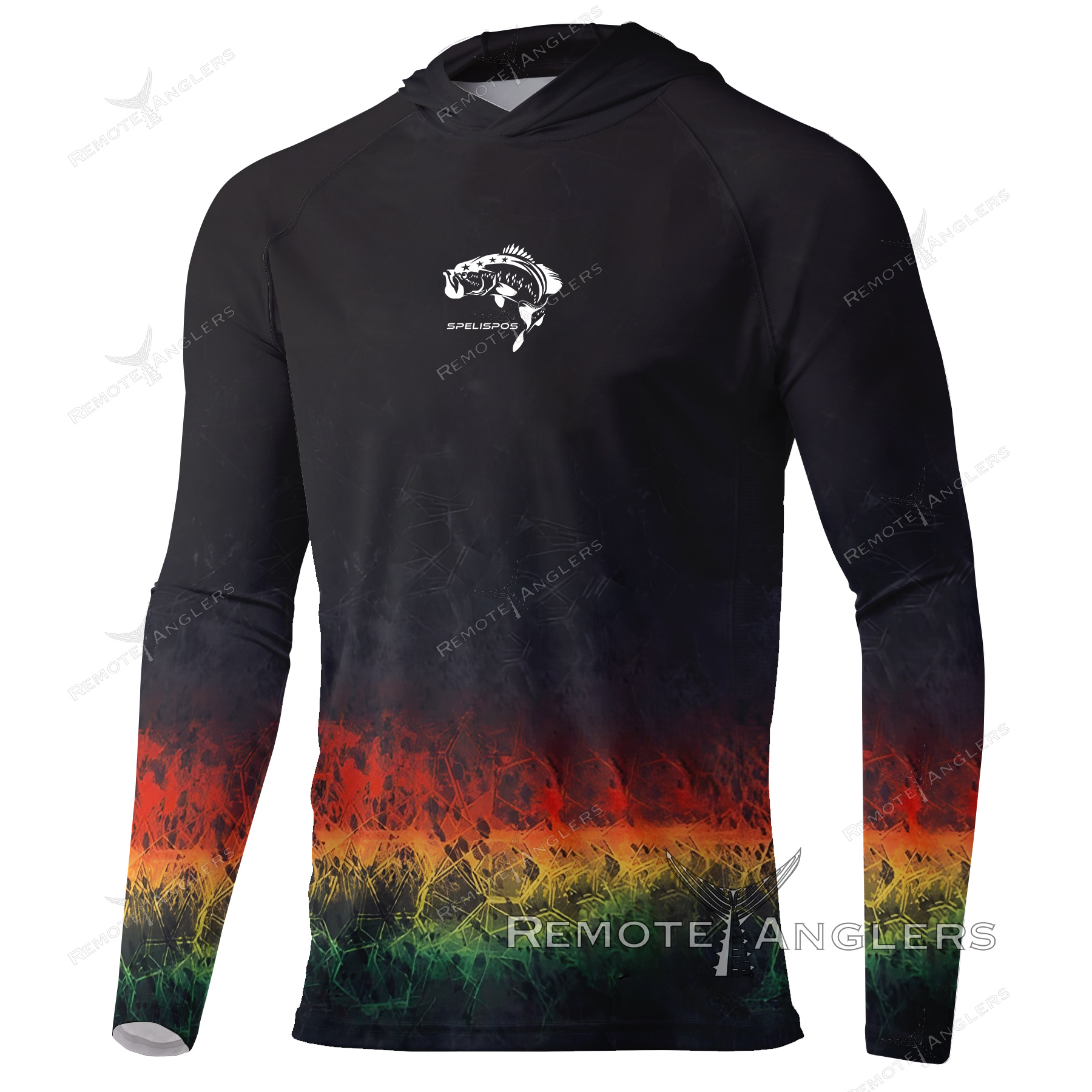 Fishing Shirt Red Hoodie Mask  - Fishing Mask Sun Protection 评论和价格