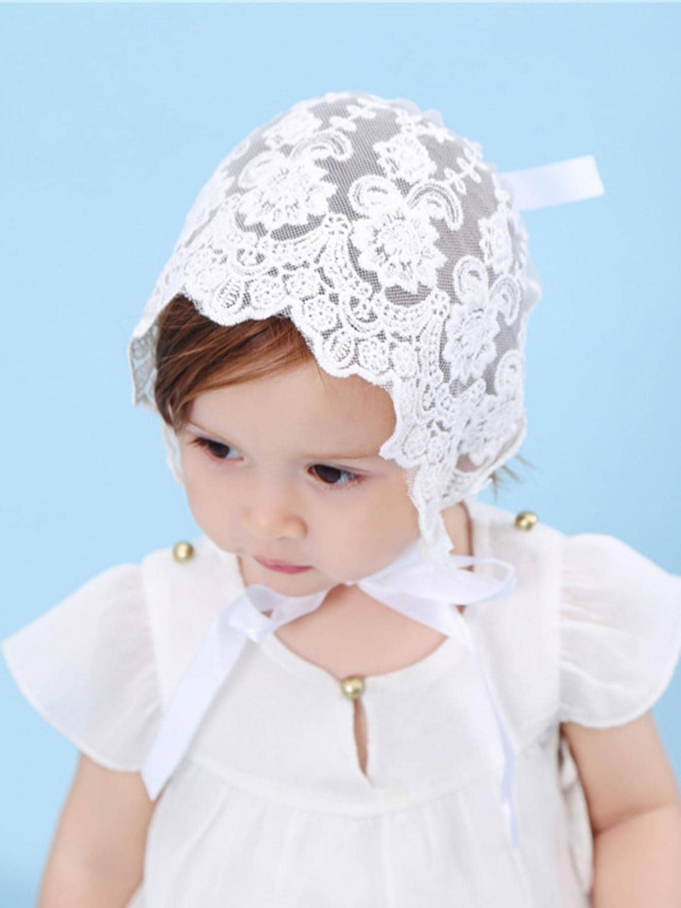 Baby Lace Brim Headband Hat He - Fishing Hat 评论和价格