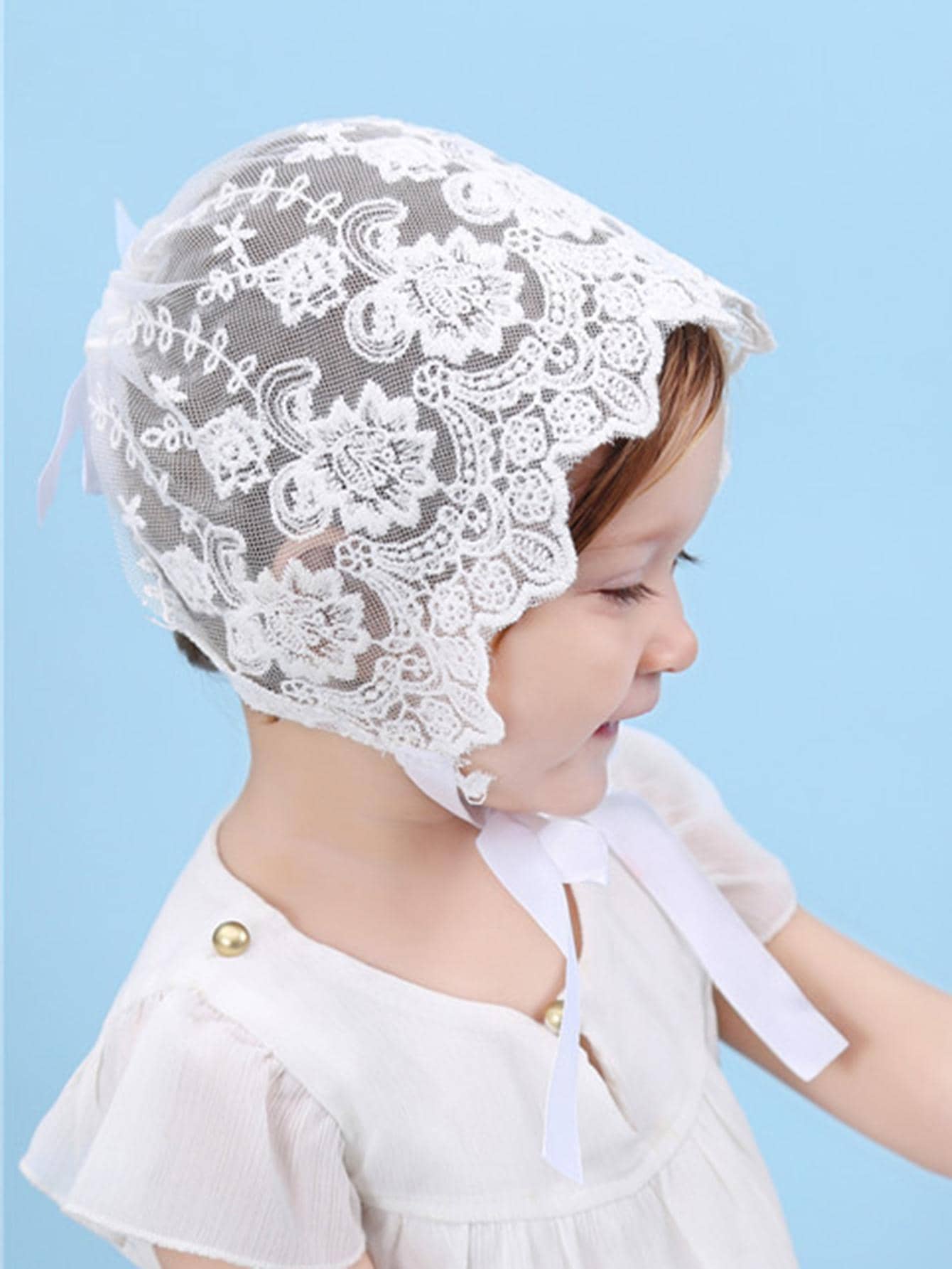 Baby Lace Brim Headband Hat He - Fishing Hat 评论和价格