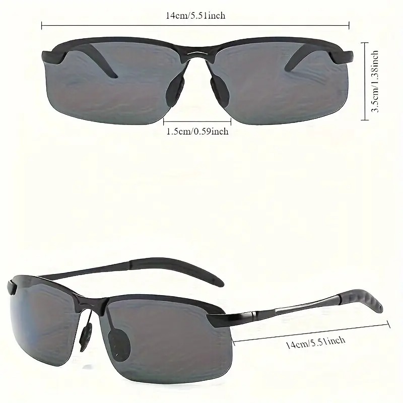 Black Polarized Photochromic S - Fishing Sunglasses Polarized 评论和价格