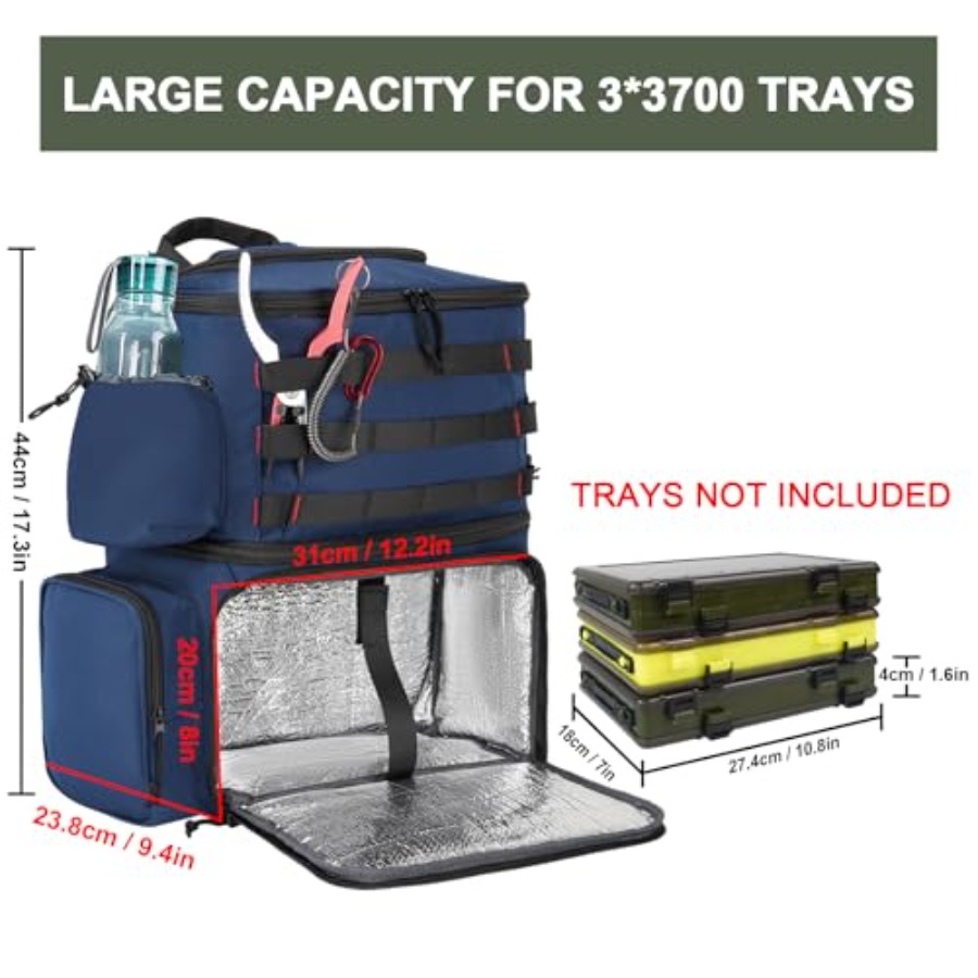 Fishing Backpack, Water Resist - Fishing Backpack 评论和价格