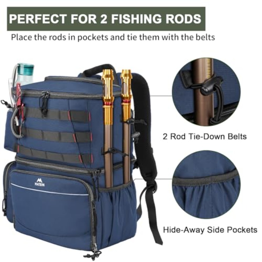 Fishing Backpack, Water Resist - Fishing Backpack 评论和价格
