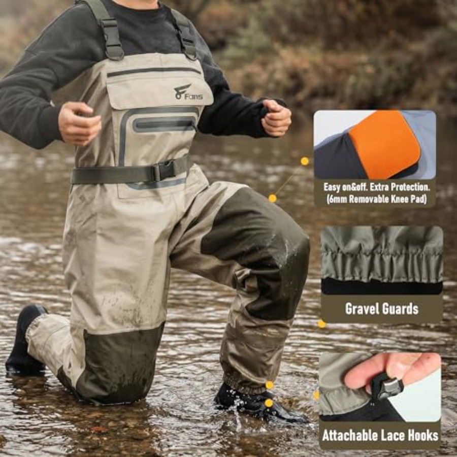 Fishing Chest Waders for Men a - Fishing Waders 评论和价格