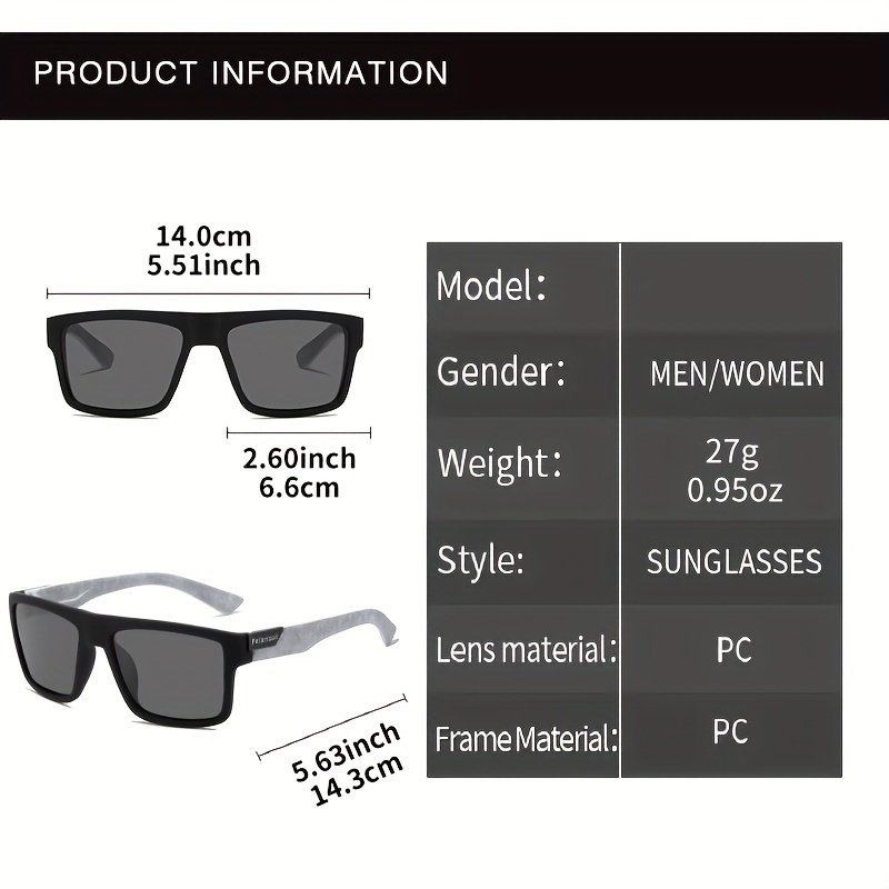 Fashion Travel Square Polarize - Fishing Sunglasses Polarized 评论和价格