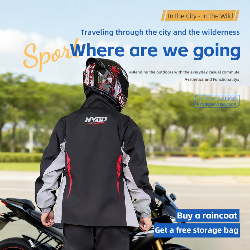 Motorcycle Raincoat Suit Men U - Fishing Jacket Waterproof 评论和价格