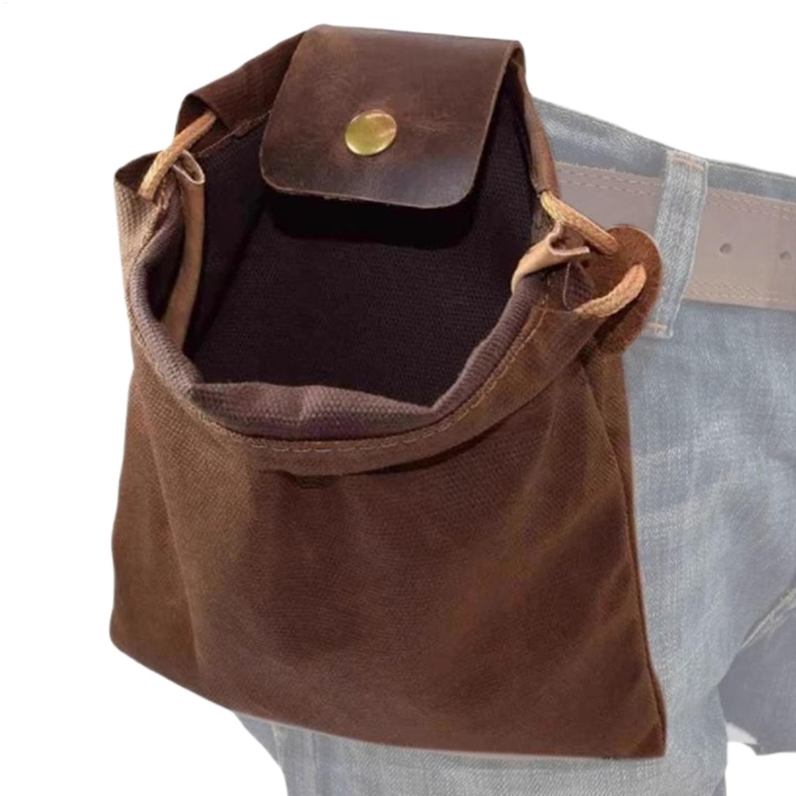 Portable Waxed Dump Pouch Mult - Fishing Belt 评论和价格