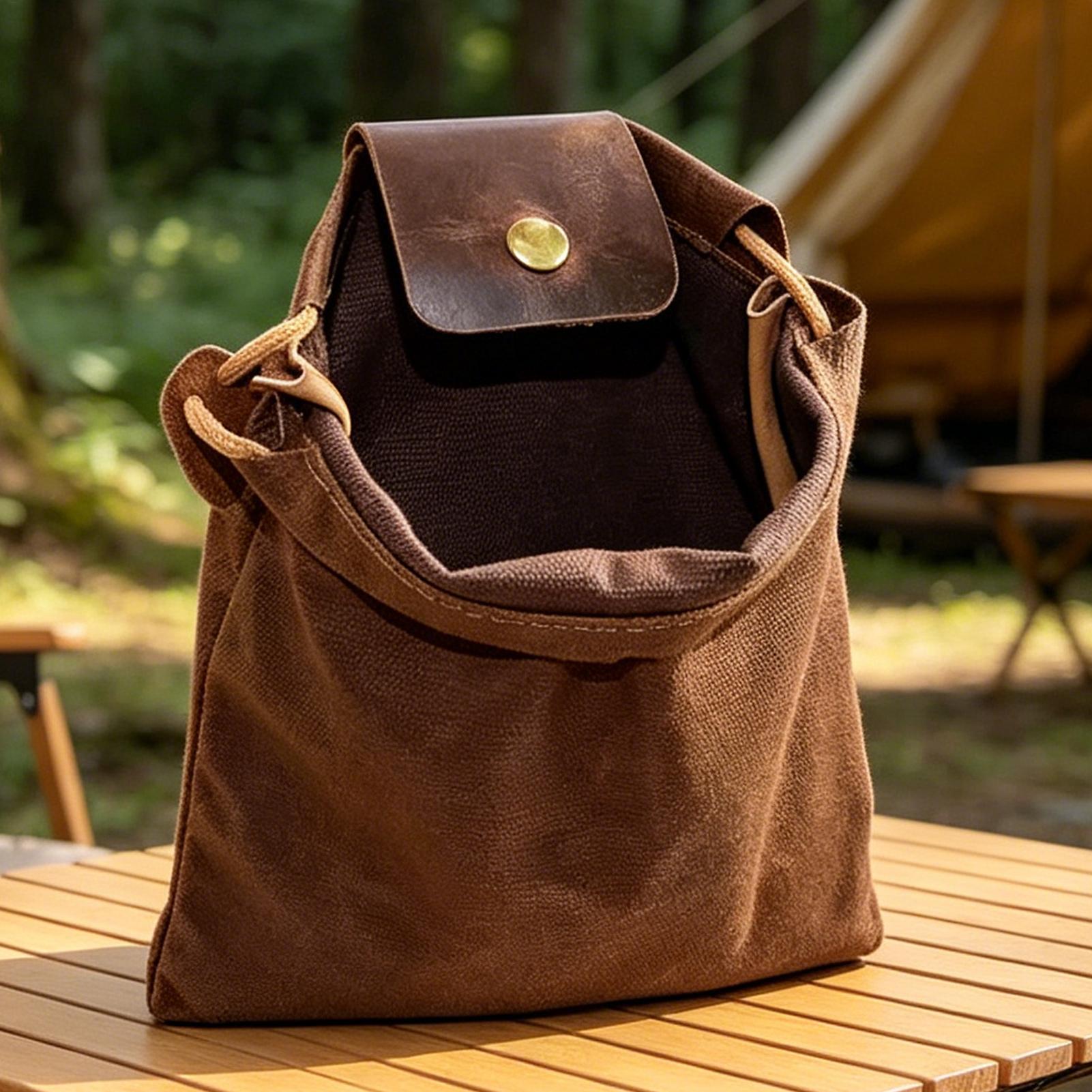Portable Waxed Dump Pouch Mult - Fishing Belt 评论和价格