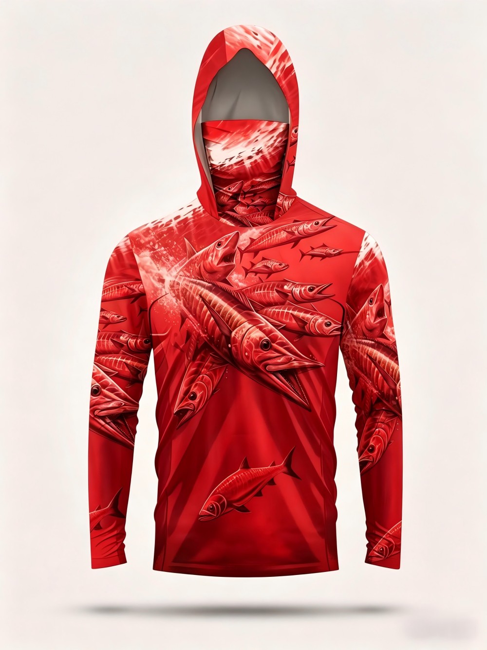Men's summer fashion fish scho - Fishing Hoodie 评论和价格