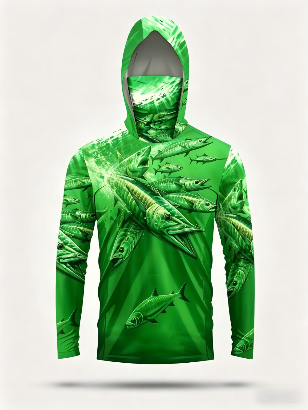 Men's summer fashion fish scho - Fishing Hoodie 评论和价格