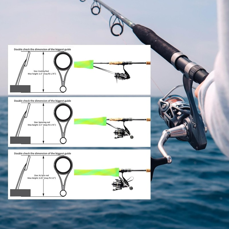 Reusable Fishing Rod Protector - Fishing Socks 评论和价格