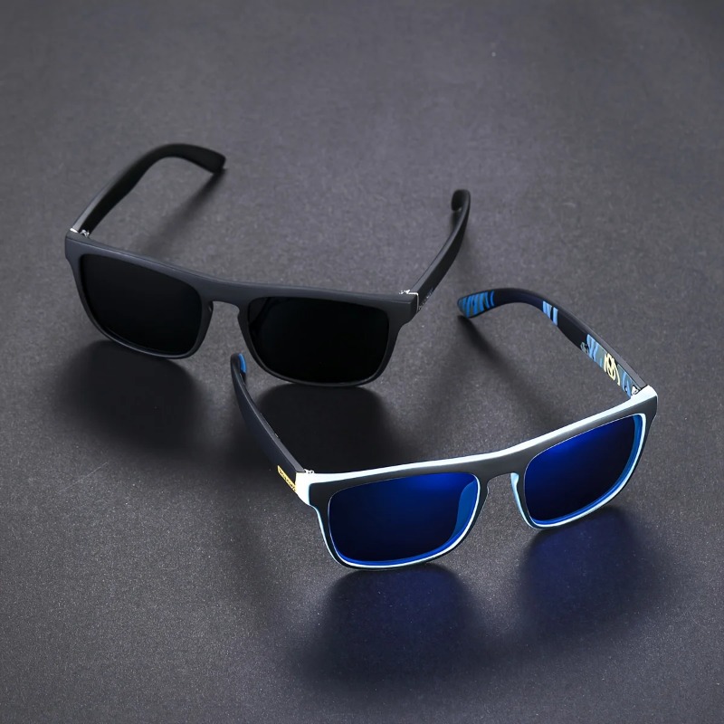 1/2pcs Square Sport Sunglasses - Fishing Sunglasses Polarized 评论和价格