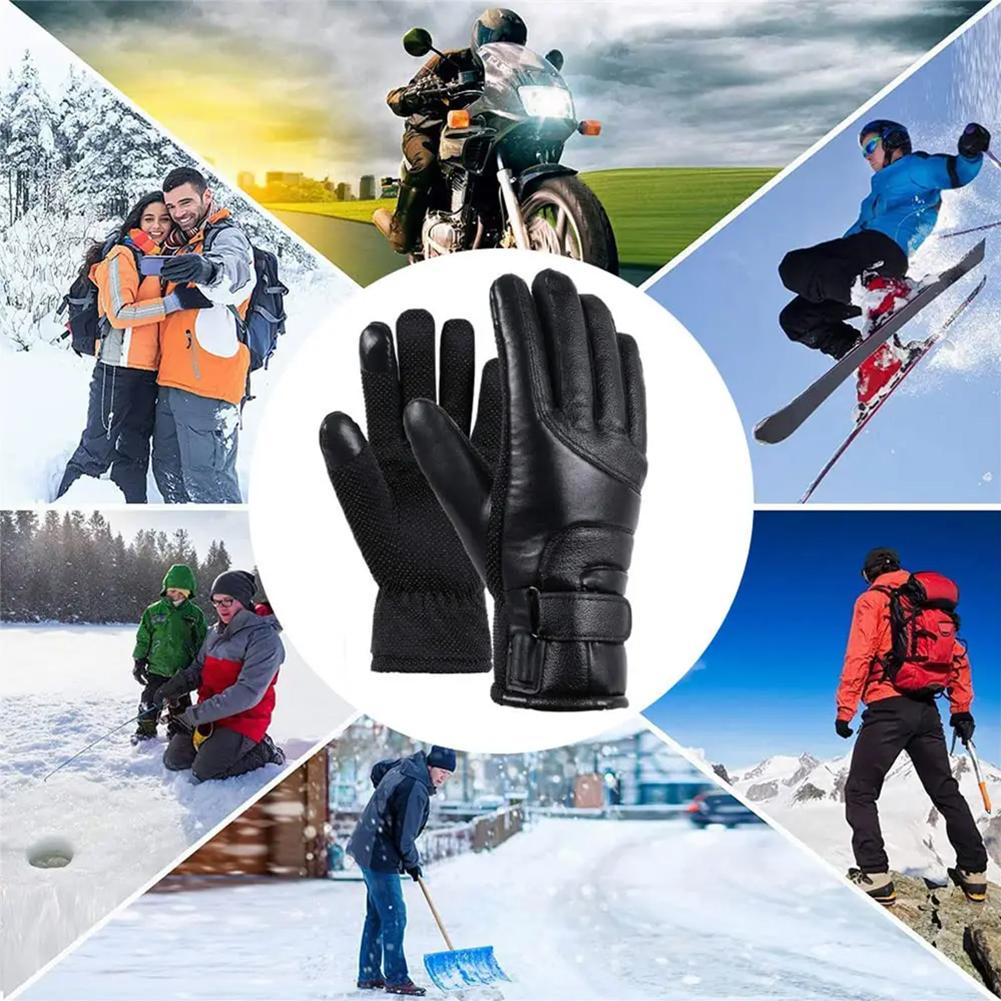 1 Pair USB Heating Gloves Rech - Fishing Gloves 评论和价格
