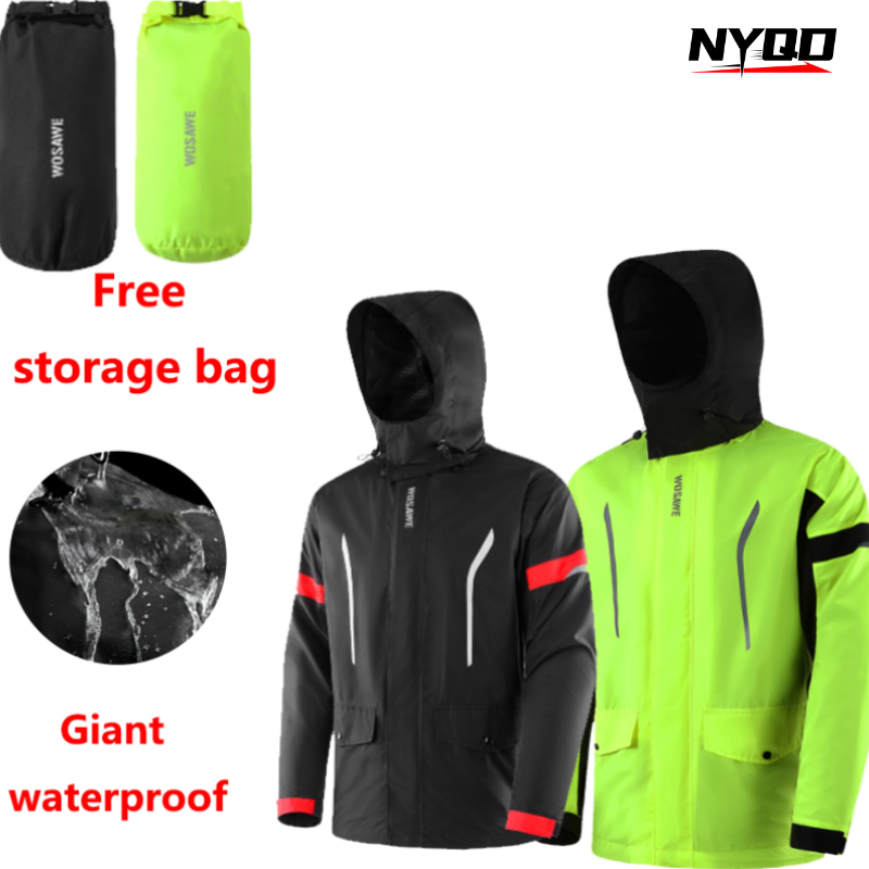 WOSAWE Motorcycle Raincoat Wat - Fishing Rain Suit 评论和价格