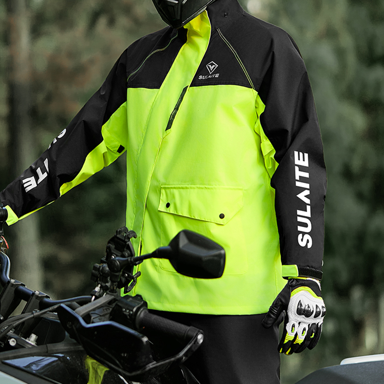 Motorcycle Rain Suit for Men & - Fishing Rain Suit 评论和价格