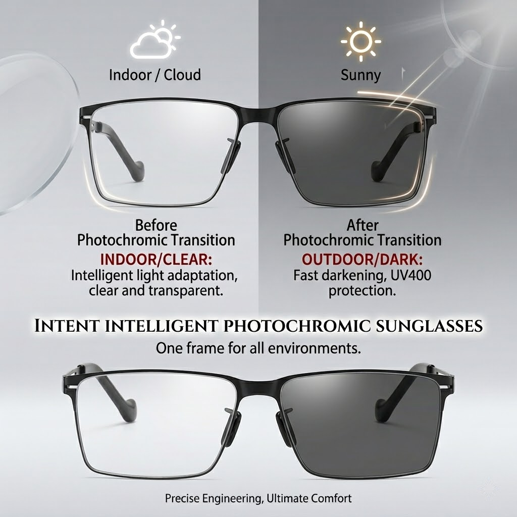 Men Photochromic Polarized Sun - Fishing Sunglasses Polarized 评论和价格