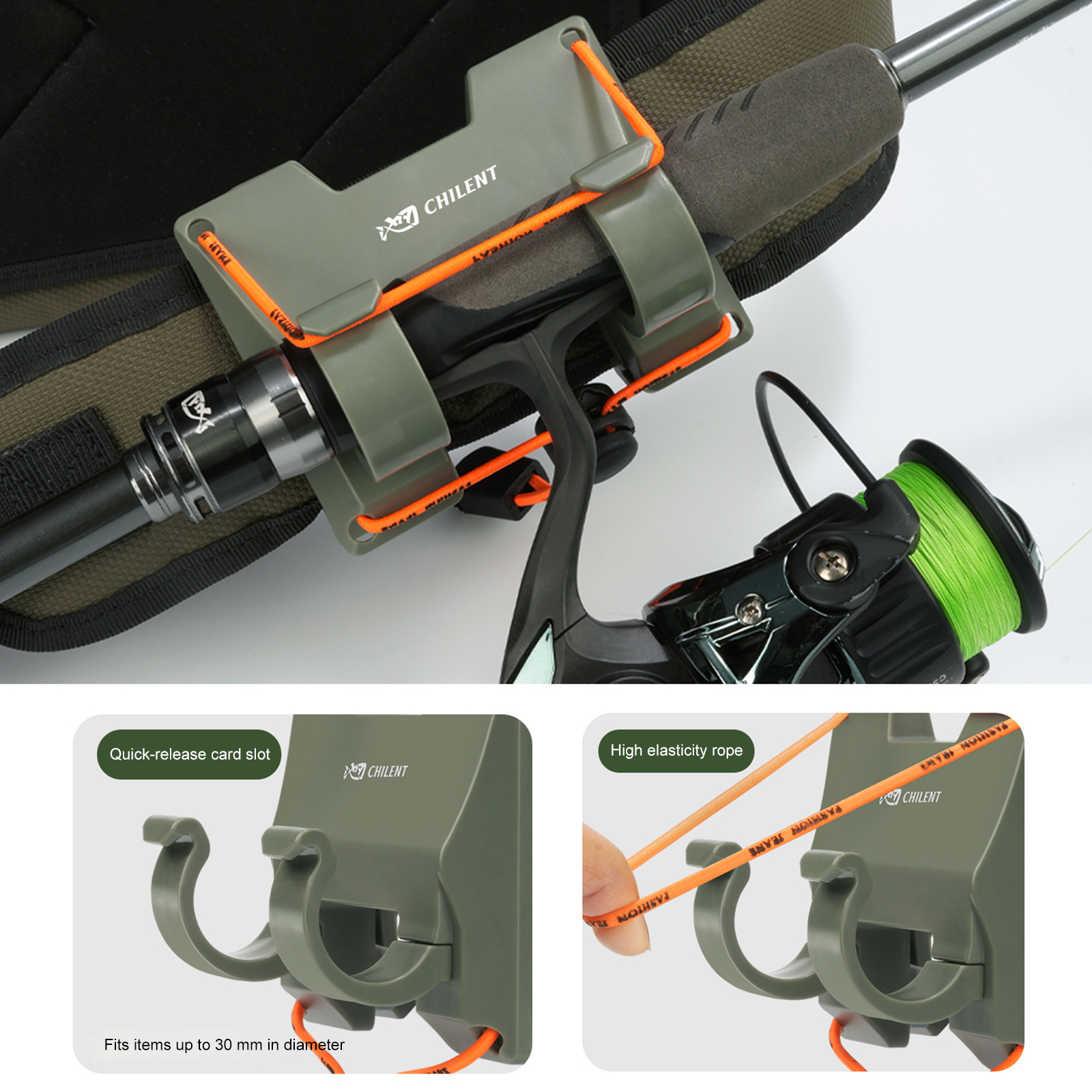 Outdoor Belt Clip Rod Holder H - Fishing Belt 评论和价格