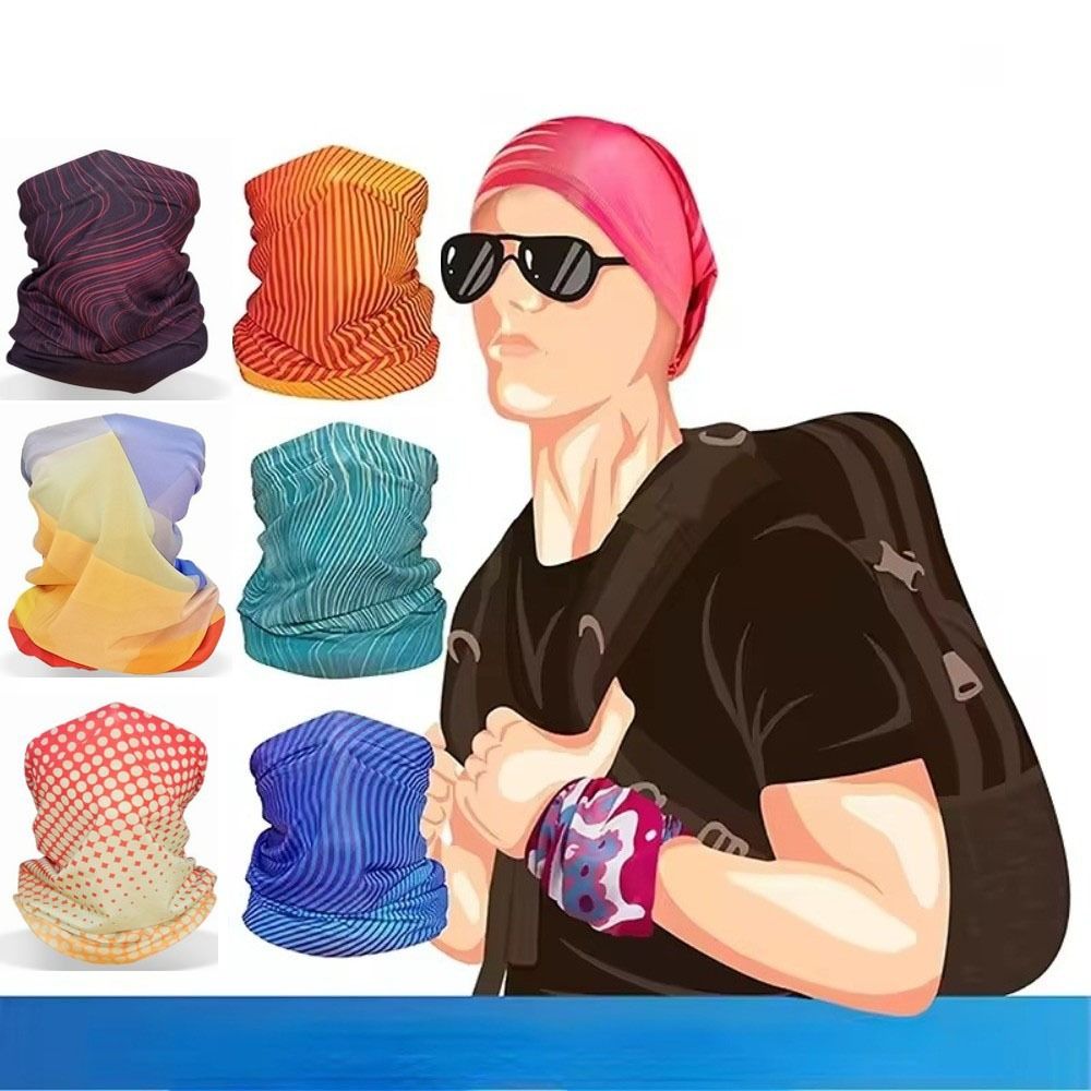 Sunscreen Windproof Scarf Swea - Fishing Mask Sun Protection 评论和价格