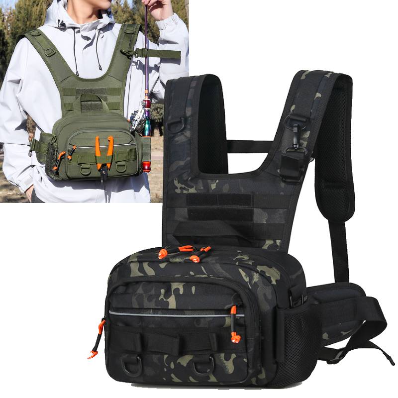 Men Chest Bag Tactical Fishing - Fishing Vest 评论和价格
