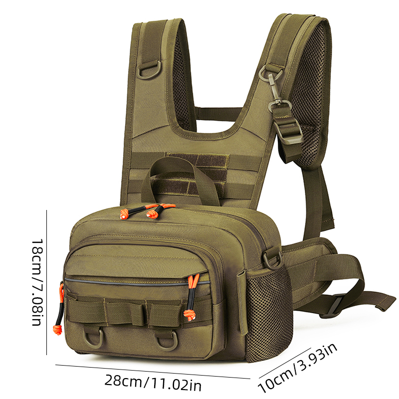 Men Chest Bag Tactical Fishing - Fishing Vest 评论和价格