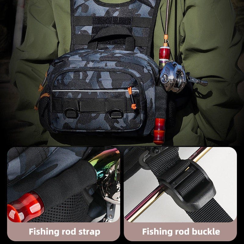 Men Chest Bag Tactical Fishing - Fishing Vest 评论和价格