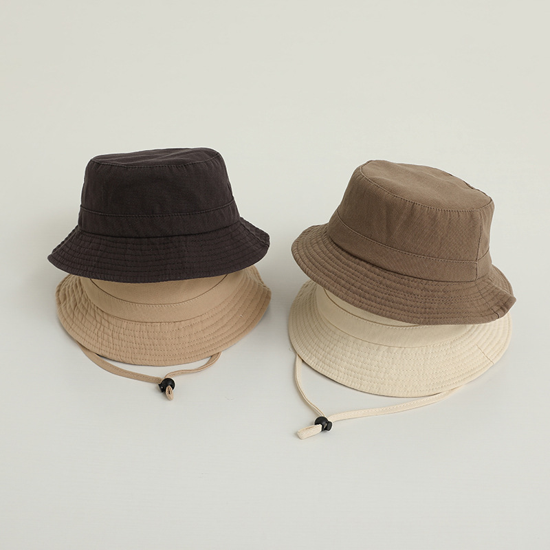 Solid Color Kids Bucket Hat Fa - Fishing Hat 评论和价格