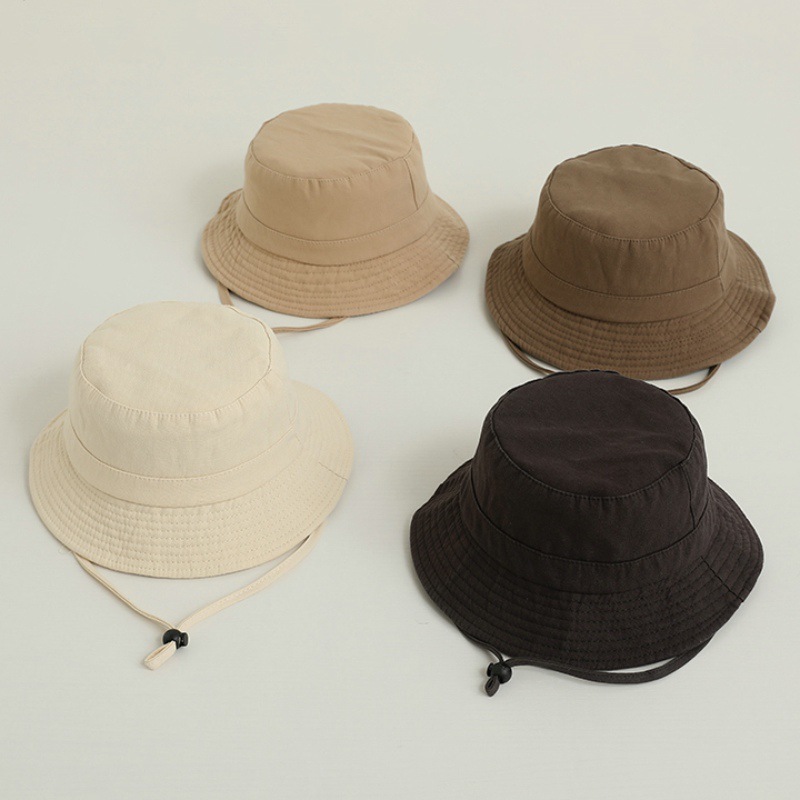 Solid Color Kids Bucket Hat Fa - Fishing Hat 评论和价格