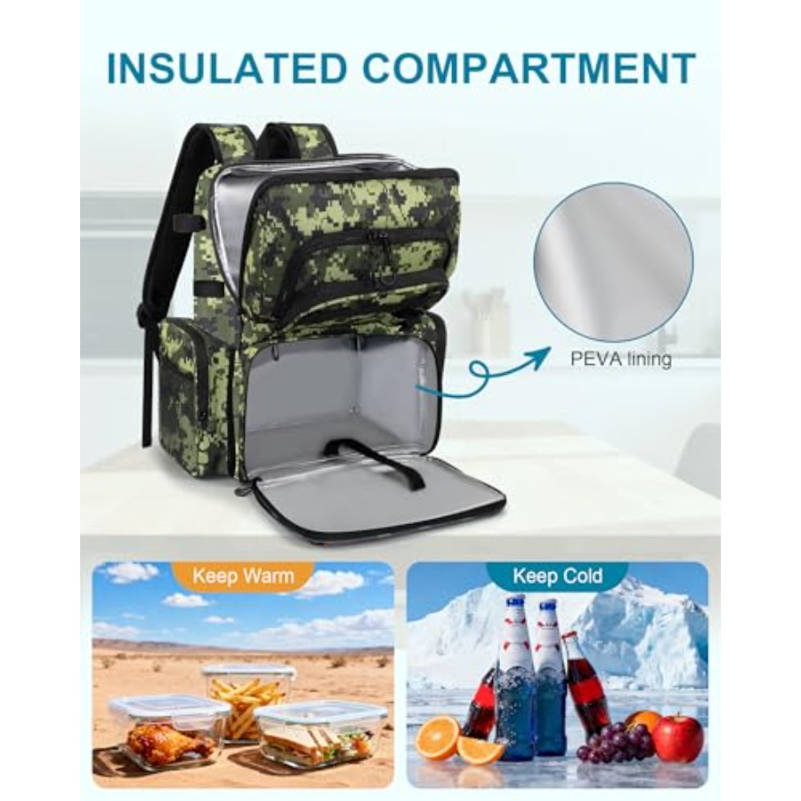Fishing Backpack with Rod Hold - Fishing Backpack 评论和价格