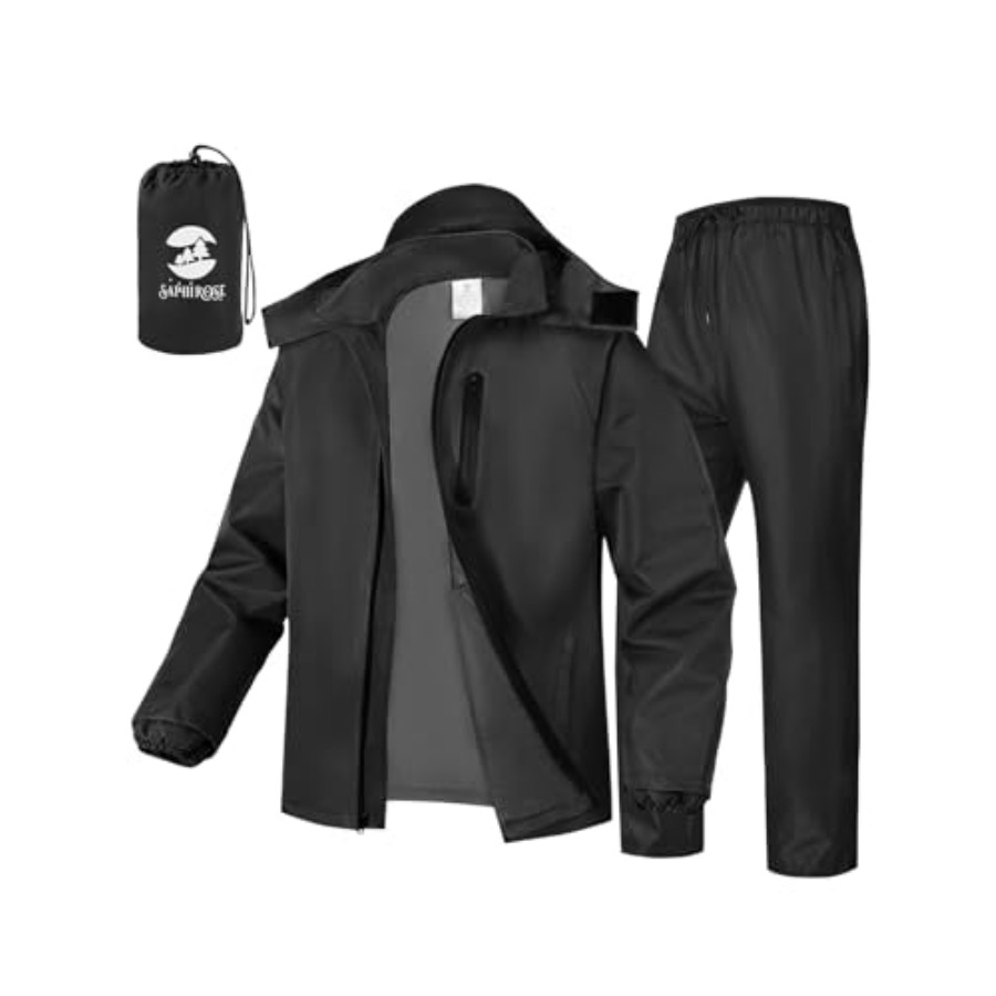 SaphiRose Men's Waterproof Rai - Fishing Rain Suit 评论和价格