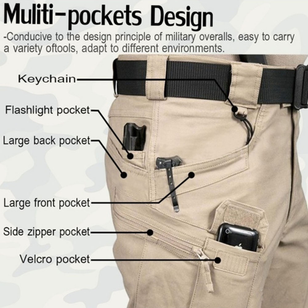Men's Tactical Cargo Pants 6XL - Fishing Pants Waterproof 评论和价格