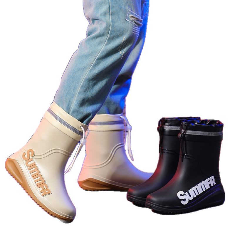 Men's Lined Mid-Calf Rain Boot - Fishing Boots 评论和价格